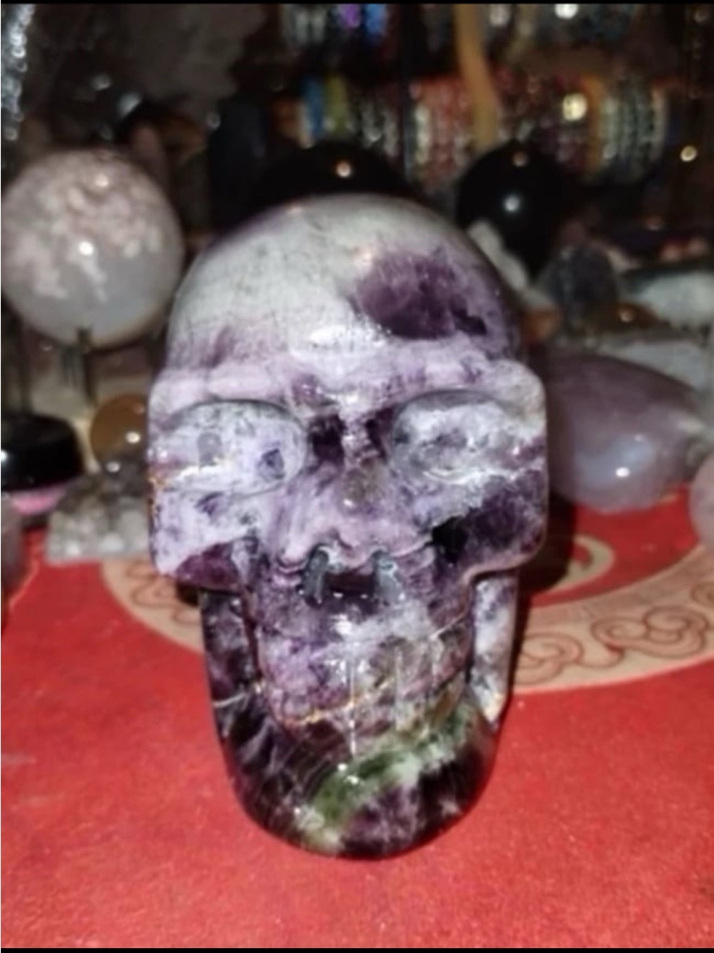 Fluorite Skull